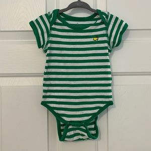 Masters Tournament Green & White Onesie - Size: 18 Months - 100% cotton